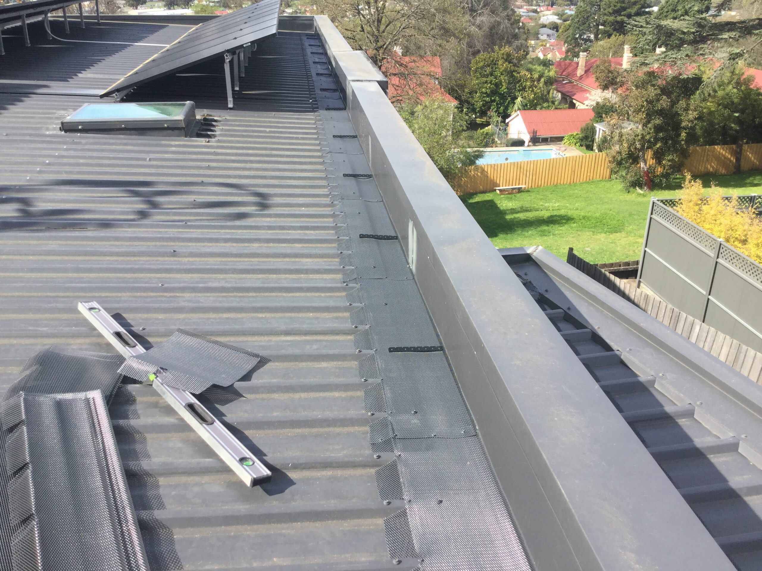 new gutter on house at katoomba